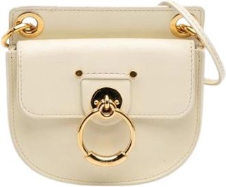 Chlo&eacute; Pre-owned Cross Body Bags, female, Beige, Size: ONE SIZE Pre-owned Mini Tess Crossbody Bag