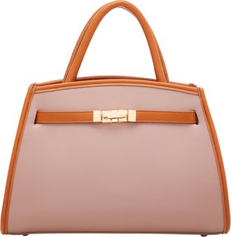 Usha Handtas Dames donkerbeige