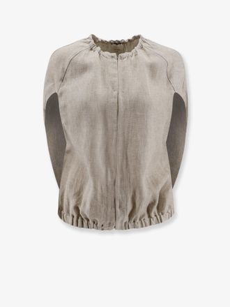 Alysi Giubbino smanicato in lino D&eacute;lav&eacute; - ALYSI - gender_Woman