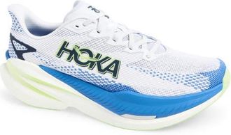 Hoka One One Mach X 3 Running Shoe in Cosmic Grey/virtual Blue at Nordstrom, Size 11.5