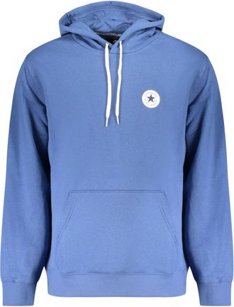 Converse Chuck Patch Pullover Hoodie - Heren - Hoodies - Blauw - M - Katoen - Hoodies & sweatvesten