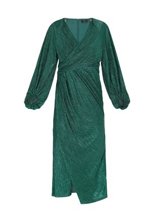 Faina Jurk Dames donkergroen