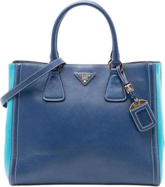 Prada Pre-owned Handbags, female, Blue, Size: ONE SIZE Pre-owned Vintage Handbag