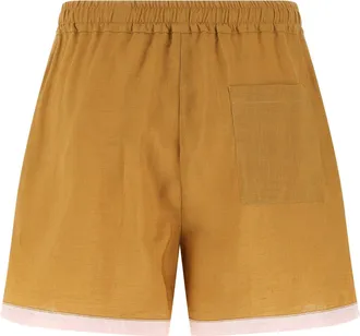 Marni Linen Boxer Shorts - Gold