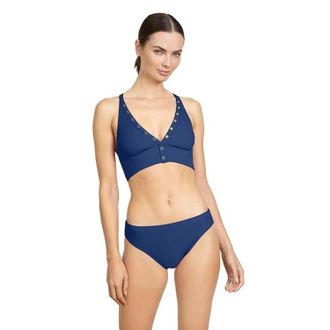Robin Piccone Amy 2 Bottom Women Blueberry Stretch Swimwear Beach GBO2522