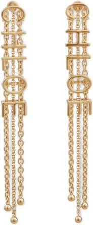 Chlo&eacute; Lange Oorbellen - Dames - Oorbellen - Geel - ONE Size - Accessoires