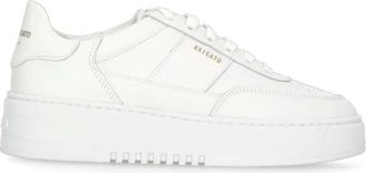 Axel Arigato White Leather Trainers with Perforated Details