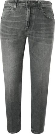 Dondup Brighton Carrot-fit Jeans - Heren - Slim Fit Jeans - Zwart - W29 - Katoen - Jeans