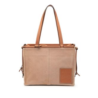 Loewe Tweedehands Kleine Canvas Kussen Schoudertas