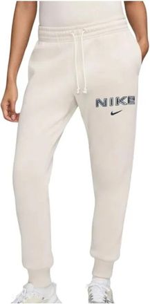 Nike Phoenix Fleece Trainingsbroeken - Dames - Trainingsbroeken - Beige - L - Fitness