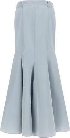 Pinko Mermaid Taffeta Skirt - Blue