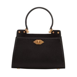 Pourchet Tassen, Dames, Bruin, ONE Size, Leer, Trianon Handbag
