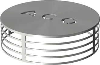 Aco Aco Cesta Para Grava Jet Dn80/spin Dn100-150/ H1,5 V2a/ 2 Tuercas De Mariposa, 7000.12.00