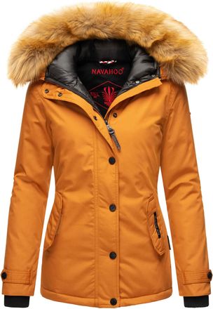 Navahoo Dames Winterjas Laura - Warm, Stijlvol & Met Afneembare Bontkraag