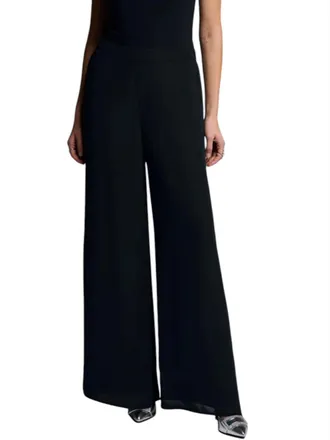 Joseph Ribkoff Chiffon Pants In Black