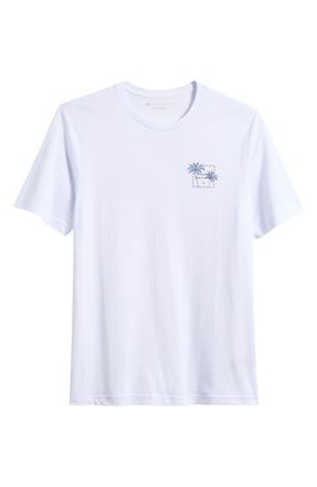 Travis Mathew Beach Resort Cotton Graphic T-Shirt in White at Nordstrom, Size Xx-Large