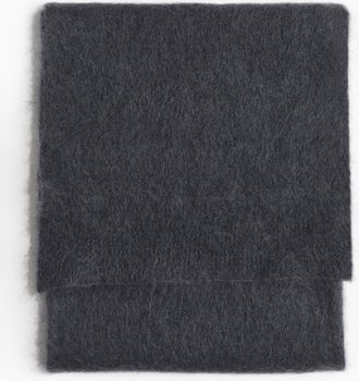 H&M Schal aus Mohairmix - Grau