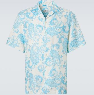 Etro Paisley linen shirt