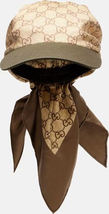 Gucci GG silk twill baseball cap