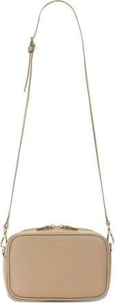 Kiton zip leather cross body bag - women - Lamb Skin - One Size - Neutrals