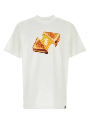 Carhartt Work in Progress White Crew Neck T-Shirt