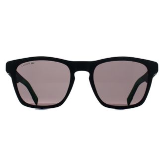 Lacoste Rectangle Mens Matte Black Grey L6018S - One Size