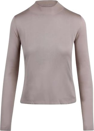 Max Mara mock-neck long-sleeve sweater - Beige