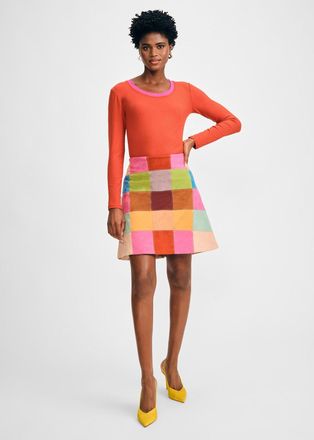 Isaac Mizrahi New York Patchwork Skirt