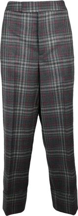Vivienne Westwood Broeken, Dames, Grijs, L, Wol, Dave Broeken