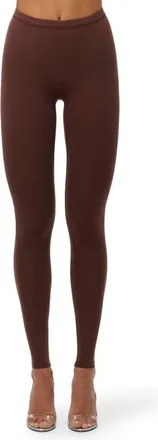 Naked Wardrobe High Waist Leggings in Chocolate at Nordstrom, Size X-Small