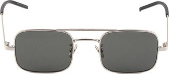 Saint Laurent SL 331 Zonnebril - unisex - Zonnebrillen - Grijs - 47 MM - Accessoires