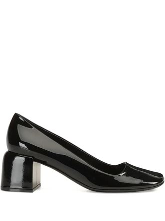 Sergio Rossi Convex block-heel pumps - Black