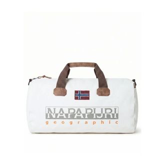 Napapijri Tassen, unisex, Beige, ONE Size, Katoen, Bering 3 Duffle Bag