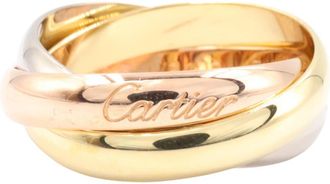 Cartier Gold Silver Yellow Gold (18K) Pink Gold (18K) White Gold (18K) Band Ring (Pre-Owned)