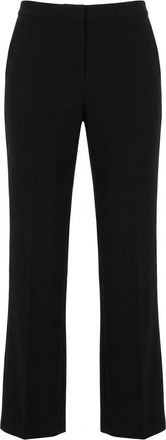 Valentino Fluid Wool Trousers - Black
