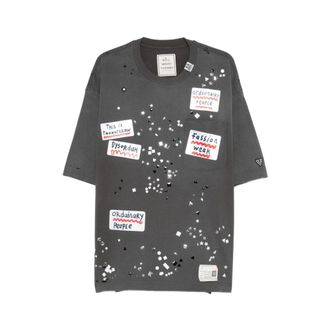 Miharayasuhiro T-Shirts, male, Gray, Size: XL A16Ts592 T-shirt