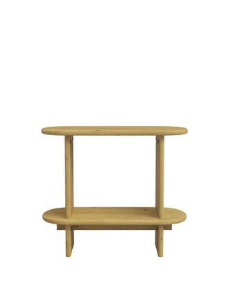 Hannun Mesa auxiliar de madera de abeto en color natural 70 cm