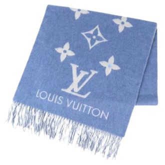 Louis Vuitton Pre-owned Scarves, female, Blue, Size: ONE SIZE Pre-owned Scarf
