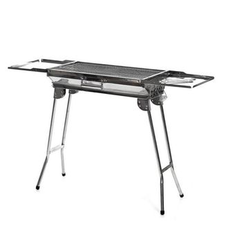 InnovaGoods Innovagoods - Barbacoa Plegable De Acero Inoxidable Para Carb&oacute;n Exelq