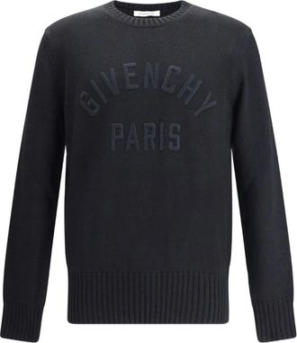 Givenchy Zwarte Truien voor Mannen - Heren - Ronde hals truien - Zwart - S - Truien & Vesten