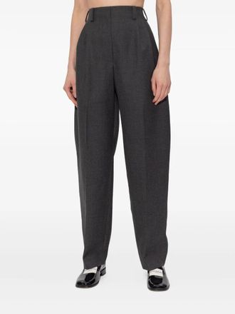 Givenchy Womens Grey Wool Trousers - Dark Grey - Size EU 38 (Womens)