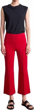 Apiece Apart Rene Pull On Pant In Deep Red