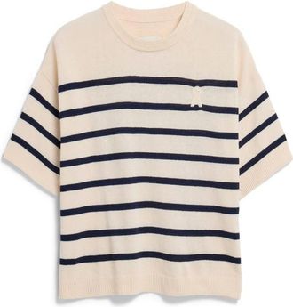 Armedangels Stripe Linen Blend Sweater Pullover f&uuml;r Damen | beige