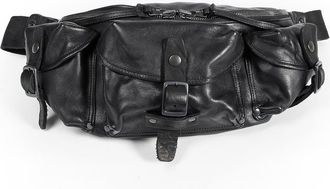 Yohji Yamamoto MAN BLACK FANNY PACKS