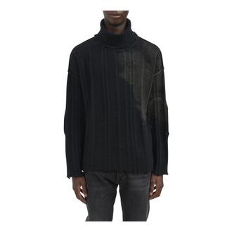 Isabel Benenato Maglia Collo Alto Misto Cashmere - - Knitwear - Uomo - Nero - L