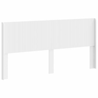vidaXL Cabecero Blanco Madera De Ingenier&iacute;a Vidaxl