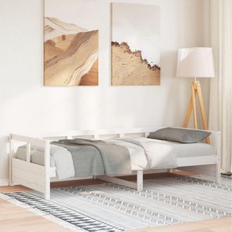Berkfield Home Daybed without Mattress White 80x200 cm Solid Wood Pine