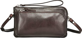 OLD TREND Dahlia Genuine Leather Compact Convertible Crossbody in Taupe at Nordstrom