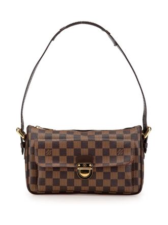 Louis Vuitton 2006 Damier Ebene Ravello GM shoulder bag - women - Canvas/Calf Leather - One Size - Brown