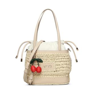 V&deg; 73 Bucket Bags, female, White, Size: ONE SIZE Alisya Shoulder Bag